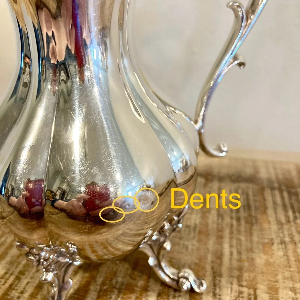Silver Plated Creamer Reed & Barton Winthrop Pumpkin #1795 Cottagecore Kitchen - Picture 14 of 14